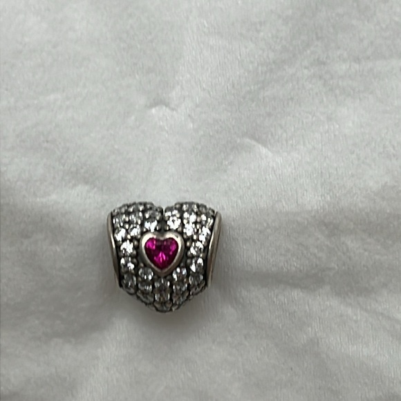 Authentic PANDORA 925 SS CZ ❤️ spacer/charm. - Picture 3 of 9